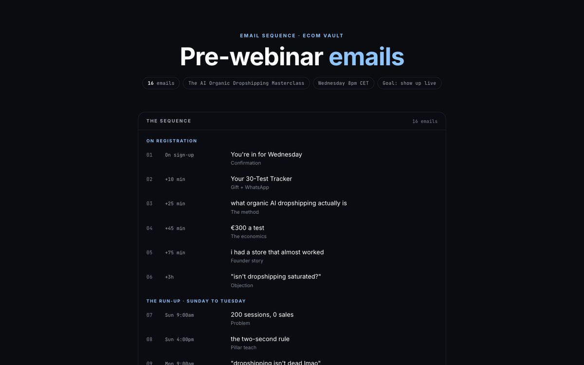 Pre-webinar preview